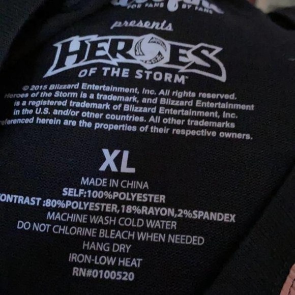 Heroes of the Storm Sheer Long‎ Sleeve Tee size XL - Picture 4 of 4